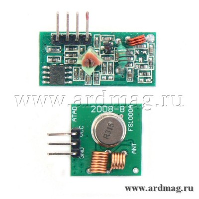 Беспроводной передатчик + приемник 315Mhz