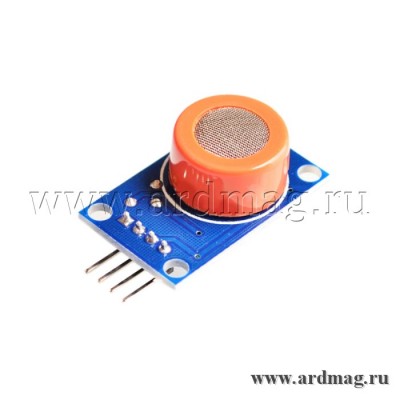 Датчик алкоголя MQ-3, аналоговый и цифровой пороговый