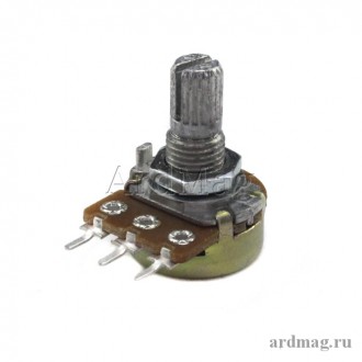 Потенциометр переменный линейный WH148 B100K