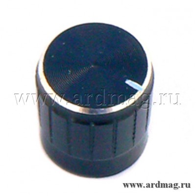 Ручка для потенциометра WH148 6мм., черный