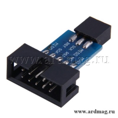 Переходник 10pin - 6pin для AVRISP/USBASP