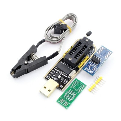 Программатор EEPROM на CH341B c зажимом для программирования SOIC8 SOP8